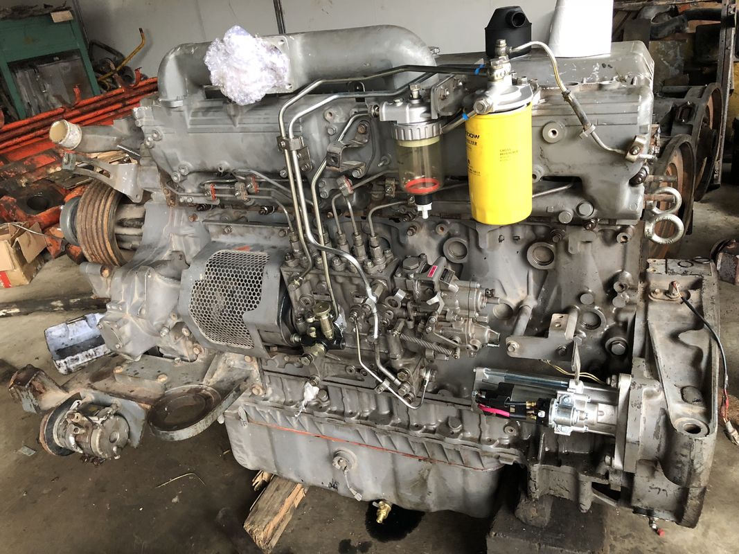 4 ストック イスズウ 6WG1 エンジン アッシー 110-127 水冷式 掘削機に適用