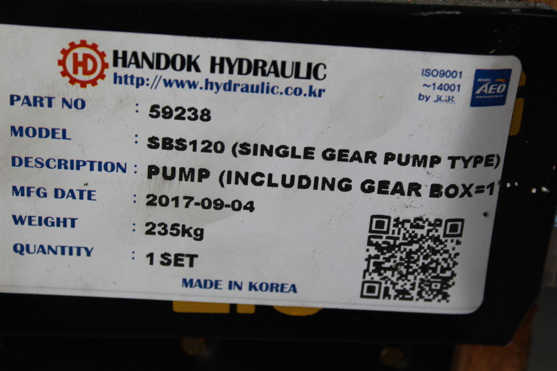 ハンドック ブランド SBS120 掘削機 水力ポンプ 鋼材 E323C E323D